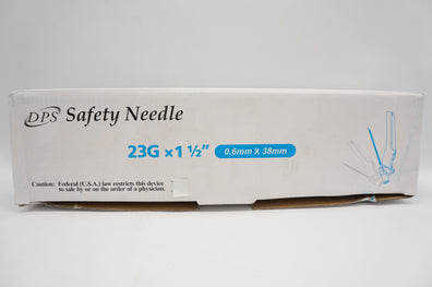 DPS 9760W451 Safety Ndle. 23G x 1-1/2inch - Box of 26